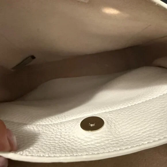 Rebecca Minkoff Ivory Darren Pebbled Leather Bucket Shoulder Bag - Picture 13 of 14